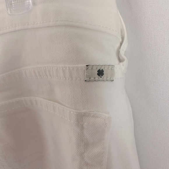 Lucky Brand White Straight-Leg Brooke Cropped Jeans size 4 - Picture 5 of 7